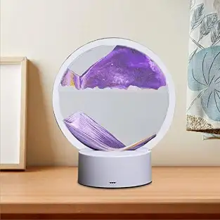 Lampa decorativa tip clepsidra, nisipuri miscatoare 2
