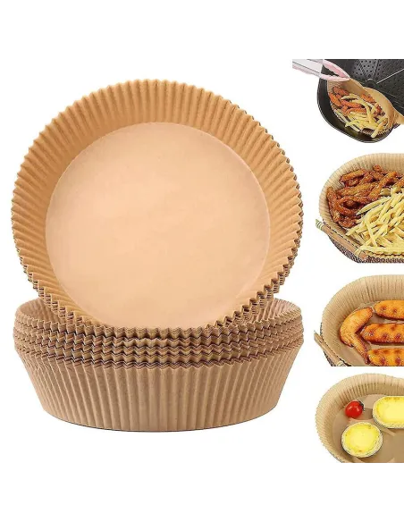 Set 100 buc hartie pentru Air Fryer, de unica folosinta