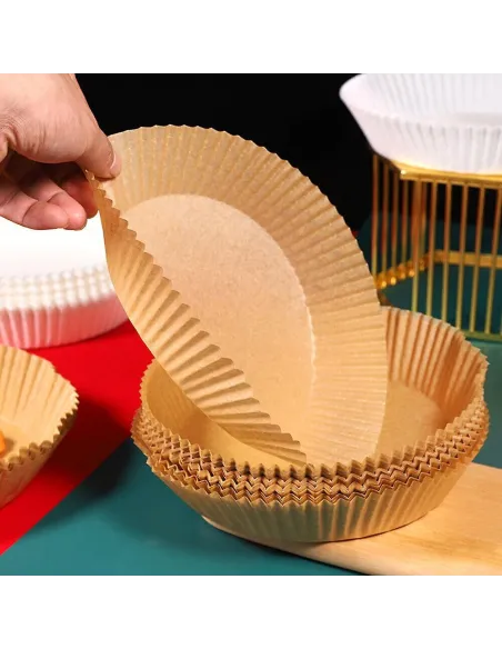 Set 100 buc hartie pentru Air Fryer, de unica folosinta