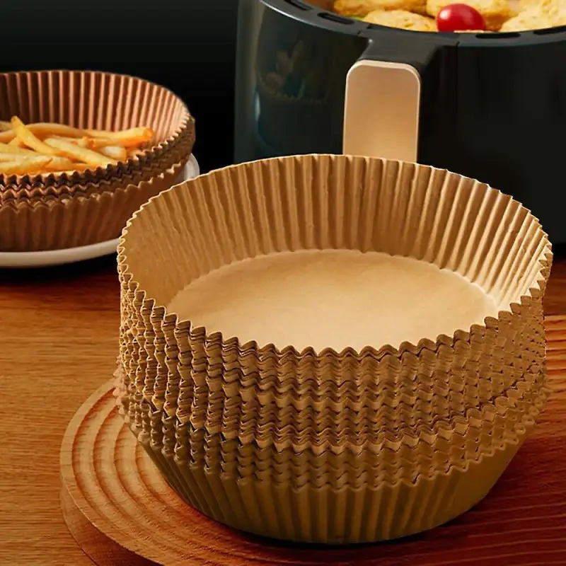 Set 100 buc hartie pentru Air Fryer, de unica folosinta