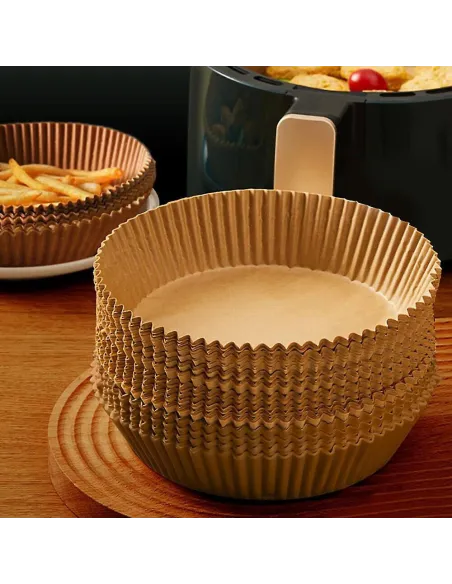 Set 100 buc hartie pentru Air Fryer, de unica folosinta