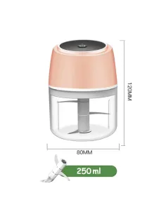 Mini tocator electric cu 3 lame , incarcare usb 2