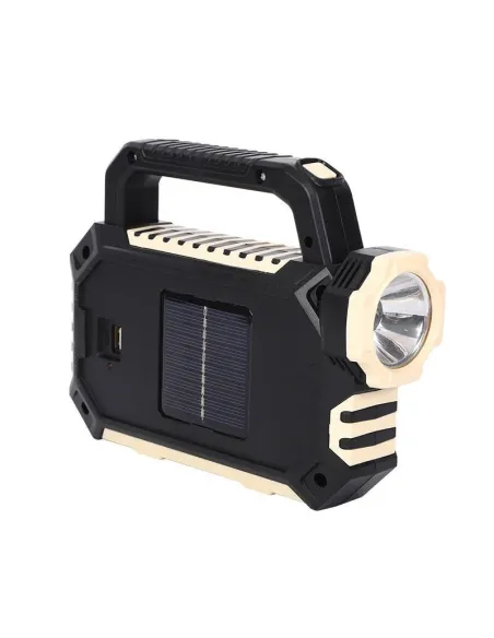 Lanterna cu lampa solara 6 LED COB, 1200 mAh, usb