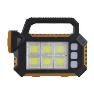 Lanterna cu lampa solara 6 LED COB, 1200 mAh, usb