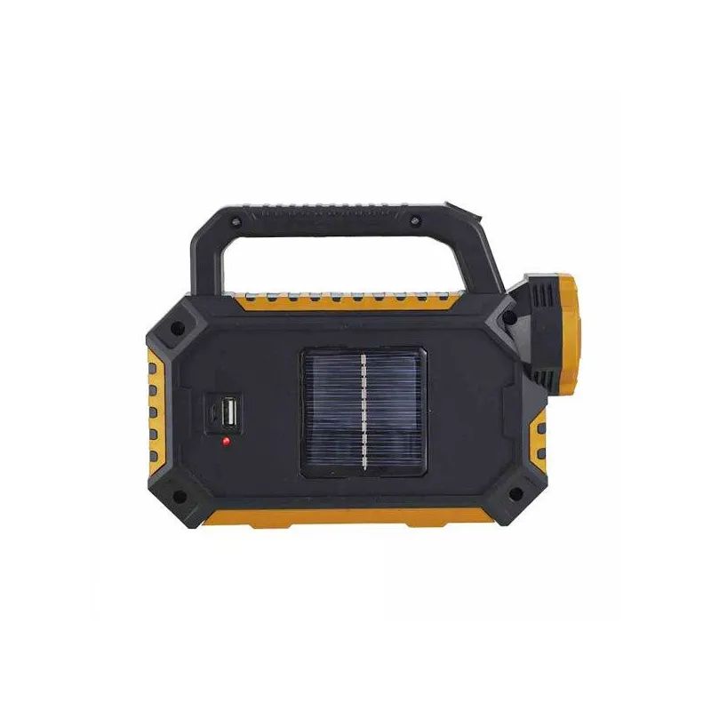 Lanterna cu lampa solara 6 LED COB, 1200 mAh, usb