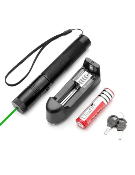 Laser Led Verde HY 303, 2 capete, Raza 1km
