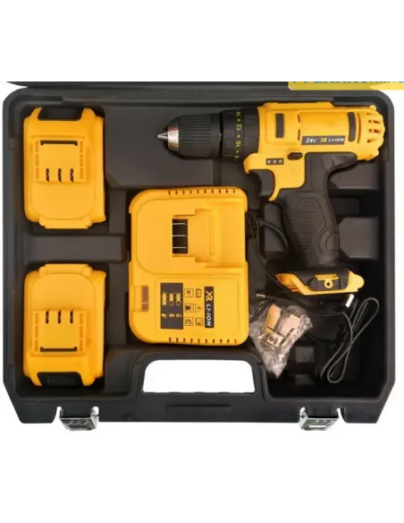 Bormasina Masaky cu 2 Acumulatori 20v si incarcator 30 de accesorii