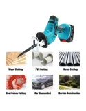 Fierăstrău electric pendular, tip sabie,cu 1 acumulator