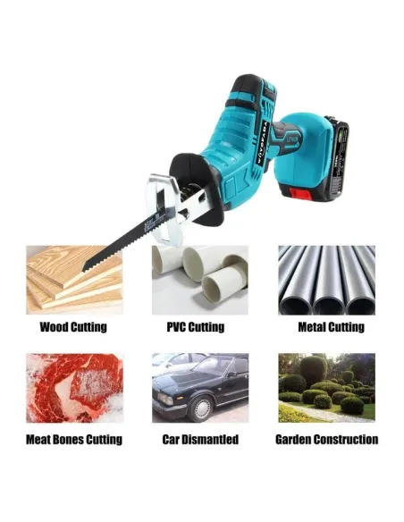 Fierăstrău electric pendular, tip sabie,cu 1 acumulator