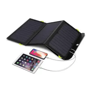 Panou solar pliabil, 18V, perfect pentru drumetii