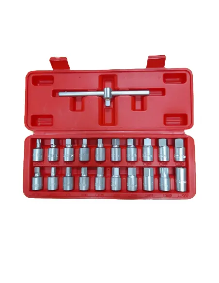 Set chei tubulare pentru buson ulei 21 piese