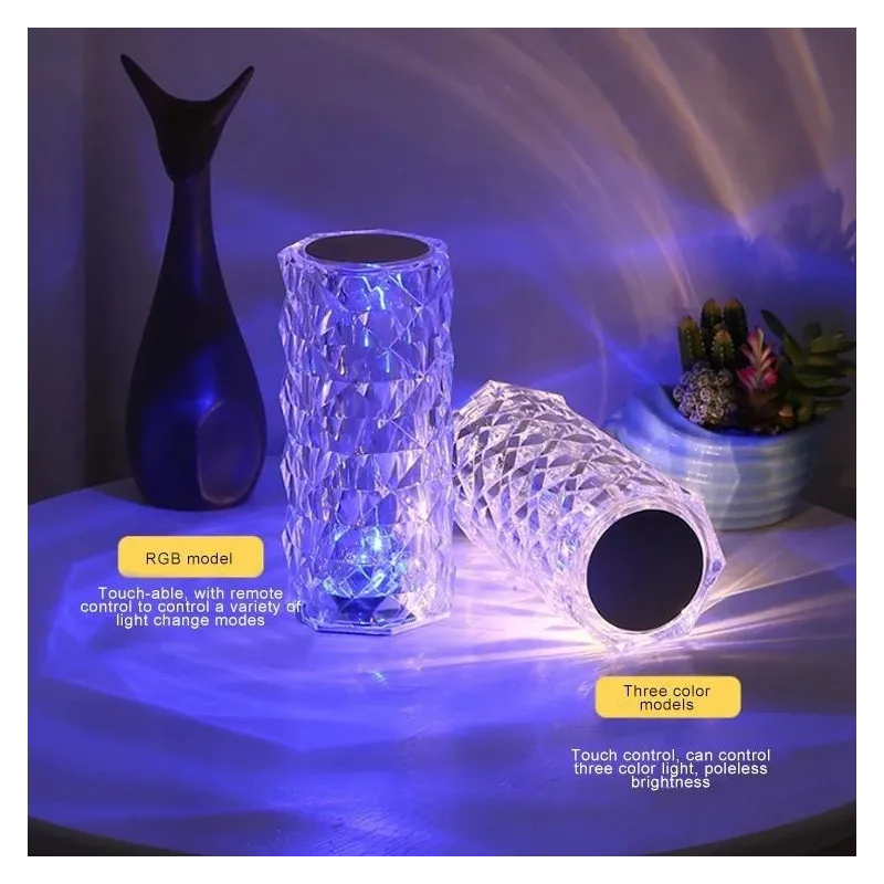 Lampă decorativă cu design de iluminare RGB