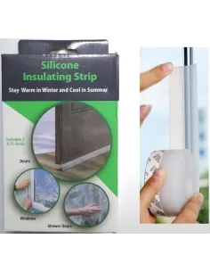 Protectie usa si geam anti curent, anti praf si insecte, din silicon