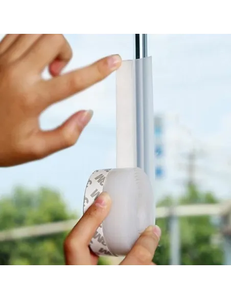 Protectie usa si geam anti curent, anti praf si insecte, din silicon
