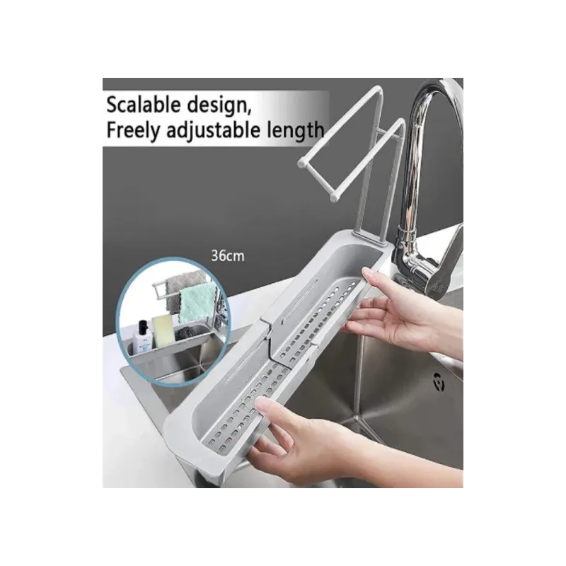 Set cu Suport Telescopic Pentru Chiuveta si Perie Dubla Pentru Spalat Pahare