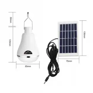 Bec solar LED cu panou - set 2 bucati