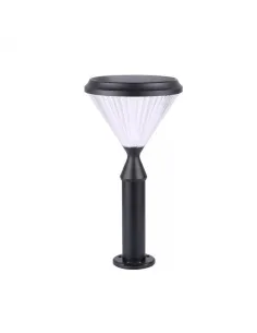 Lampa solara LED de gradina, RGB, cu picior de 40 cm si telecomanda
