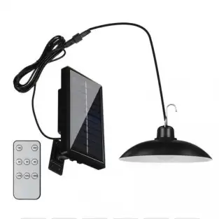 Set 2 x Lampa solara cu LED-uri impermeabila pentru exterior 2