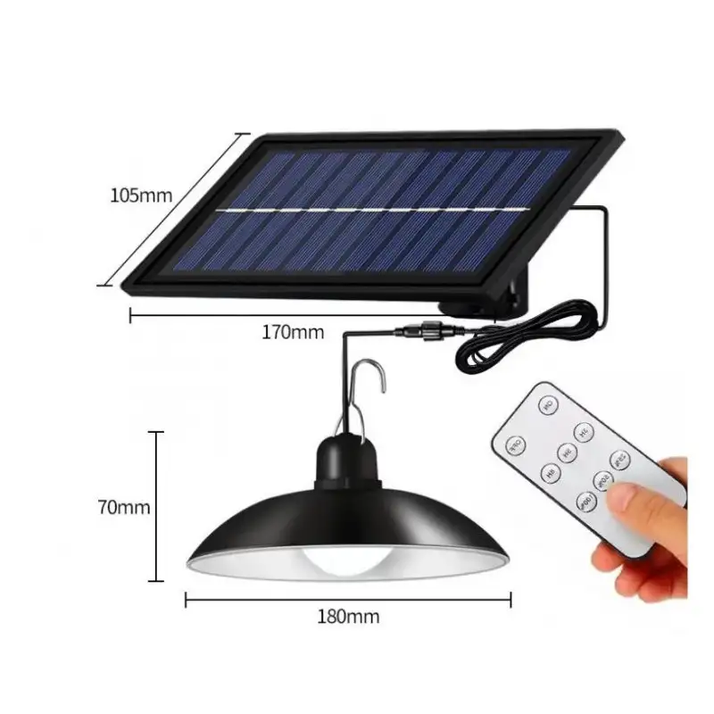 Set 2 x Lampa solara cu LED-uri impermeabila pentru exterior