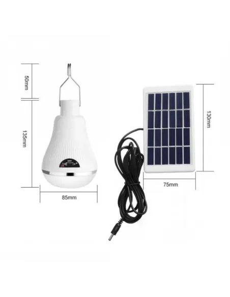 Bec solar LED cu panou
