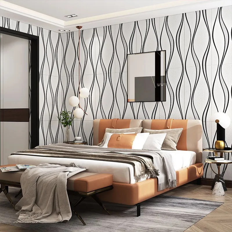 Set 5 placi tapet 4D, autoadeziv, 70x70cm, diverse culori