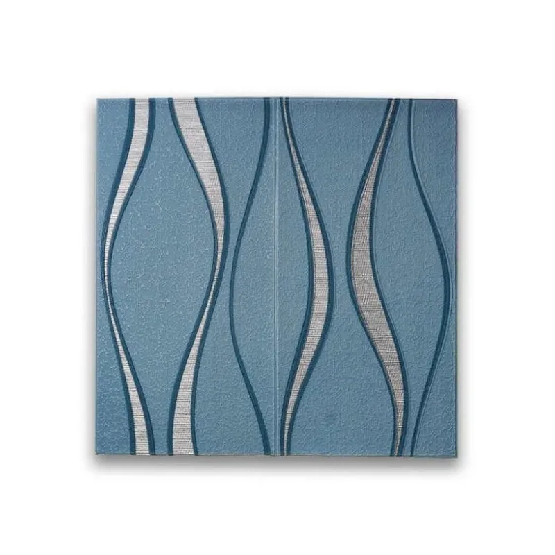 Set 5 placi tapet 4D, autoadeziv, 70x70cm, diverse culori