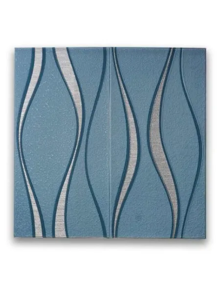Set 5 placi tapet 4D, autoadeziv, 70x70cm, diverse culori