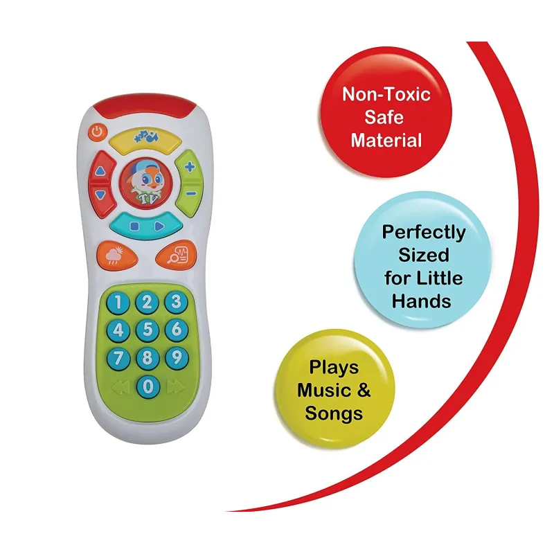 Telecomanda pentru bebe cu lumini si sunete Hola