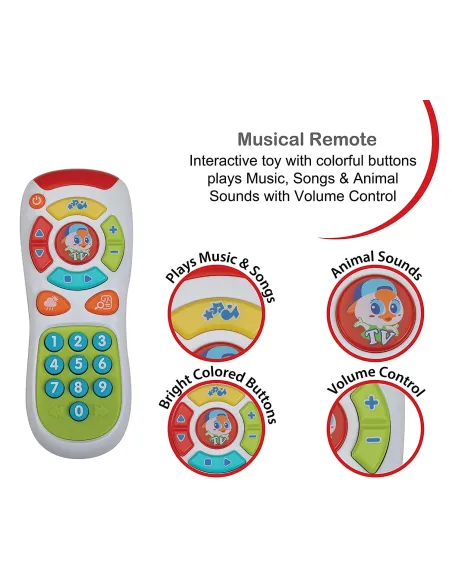 Telecomanda pentru bebe cu lumini si sunete Hola