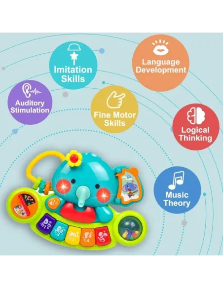 Pianina muzicala Elefant Hola