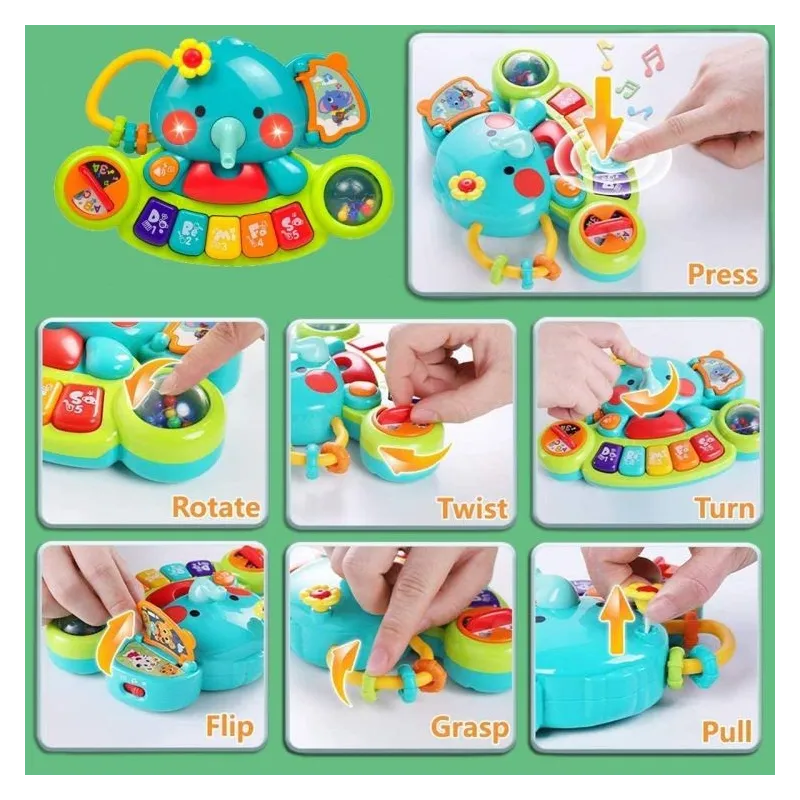 Pianina muzicala Elefant Hola