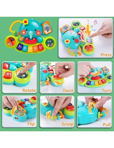 Pianina muzicala Elefant Hola