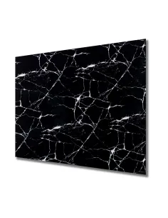 Set 10 x placi autoadezive pentru  perete  , tip marmura neagra 60x60 cm