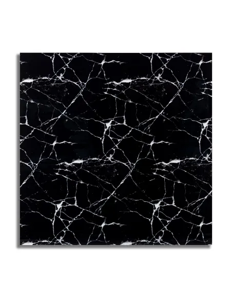 Set 10 x placi autoadezive pentru  perete  , tip marmura neagra 60x60 cm