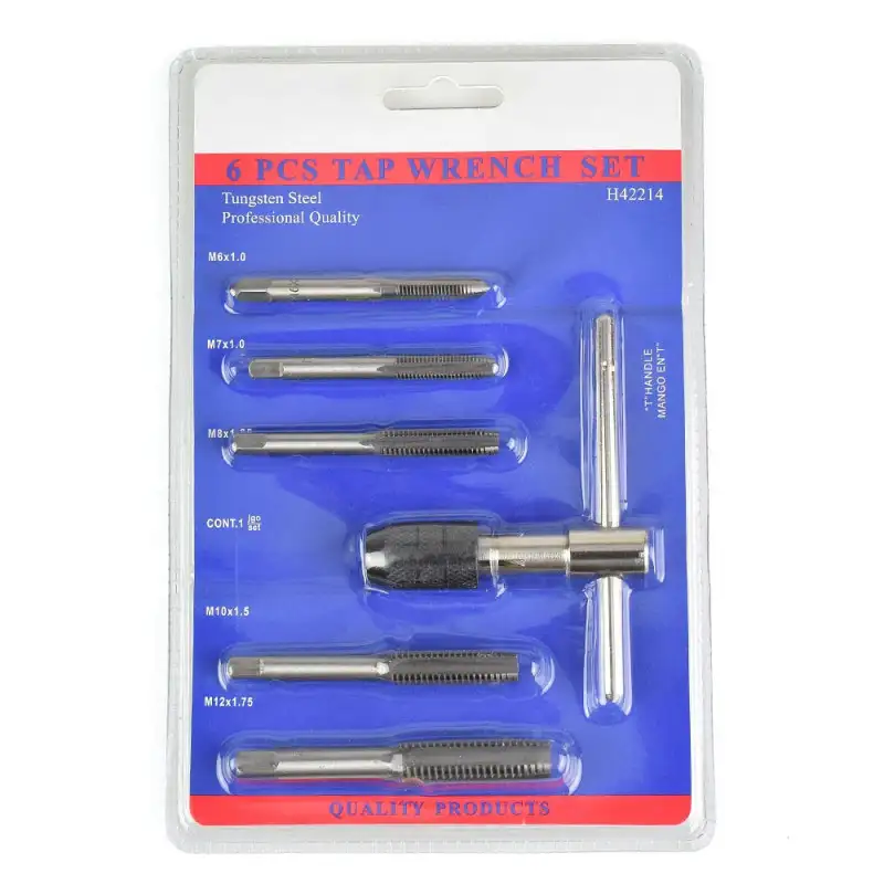 Set 6 metric șurub robinet și cheie în formă de T