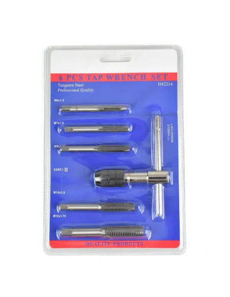 Set 6 metric șurub robinet și cheie în formă de T