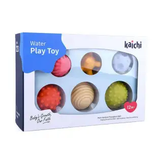 Bile tactile pentru joacă și simțuri – Set 6 bucăți Kaochi