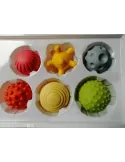 Bile tactile pentru joacă și simțuri – Set 6 bucăți Kaochi