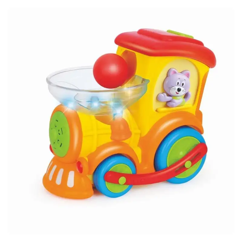 Locomotiva cu bile , sunete si lumini - Hola