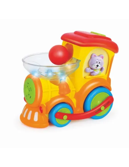 Locomotiva cu bile , sunete si lumini - Hola