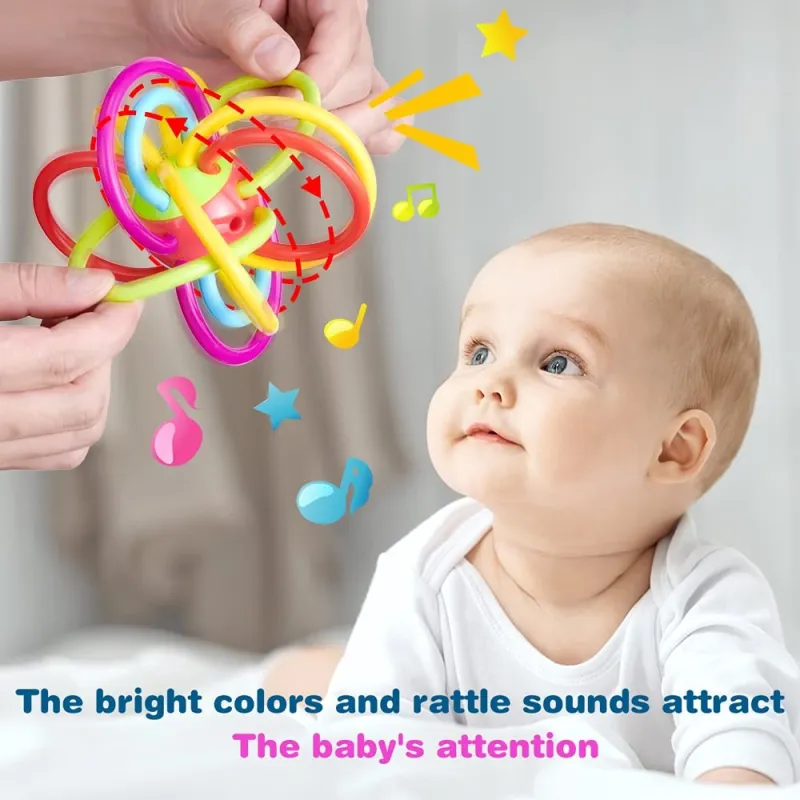 Sfera din silicon pentru dentitie bebe - Hola