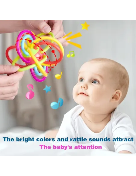 Sfera din silicon pentru dentitie bebe - Hola