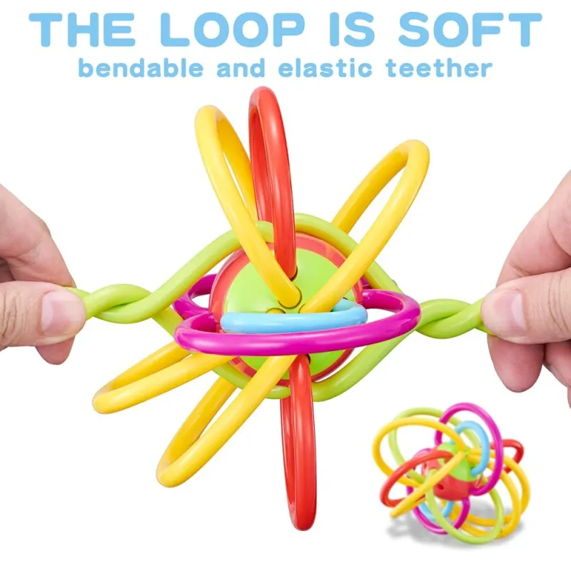 Sfera din silicon pentru dentitie bebe - Hola