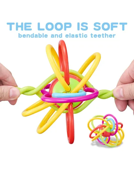 Sfera din silicon pentru dentitie bebe - Hola