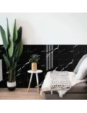 Set 10 x placi autoadezive pentru perete , tip marmura neagra 60x60 cm