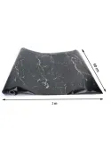 Pachet 3 x folie adeziva marmura neagra , 60 x 200 cm