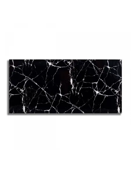 Set 10 x placi autoadezive pentru perete tip marmura, culoare negru , impermeabila 30 x 60 cm