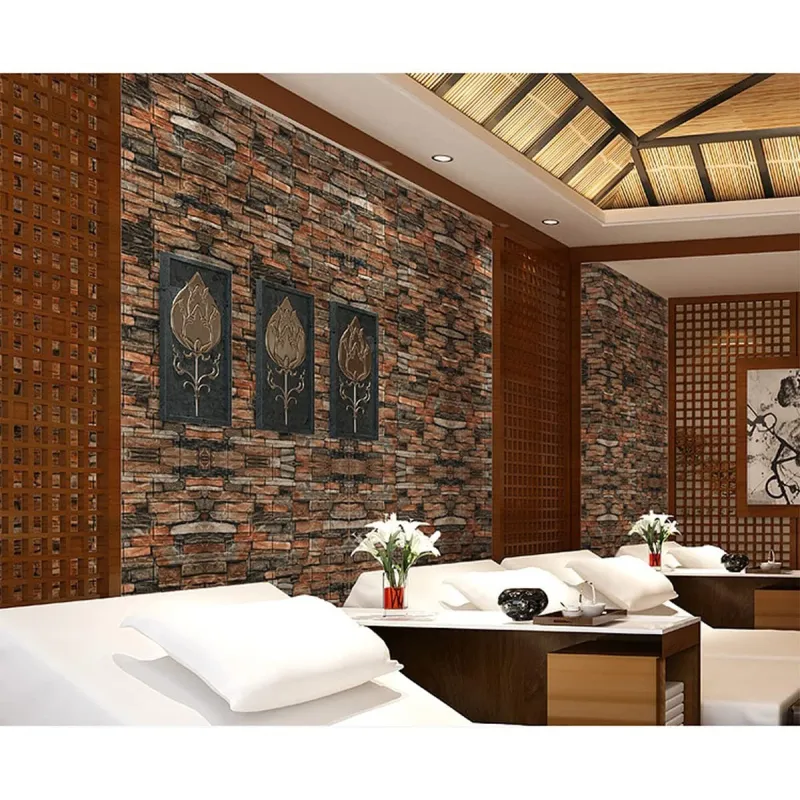 Set 5 x tapet autoadeziv 3D, spuma moale, 70 x 70 cm,