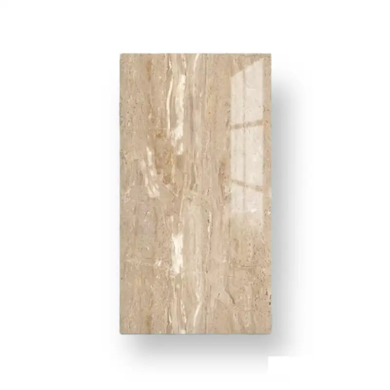 Set 10 x placi autoadezive pentru perete , tip marmura , 30 x 60 cm-crem