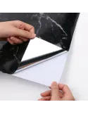 Pachet 2 x folie adeziva marmura neagra , 60 x 200 cm